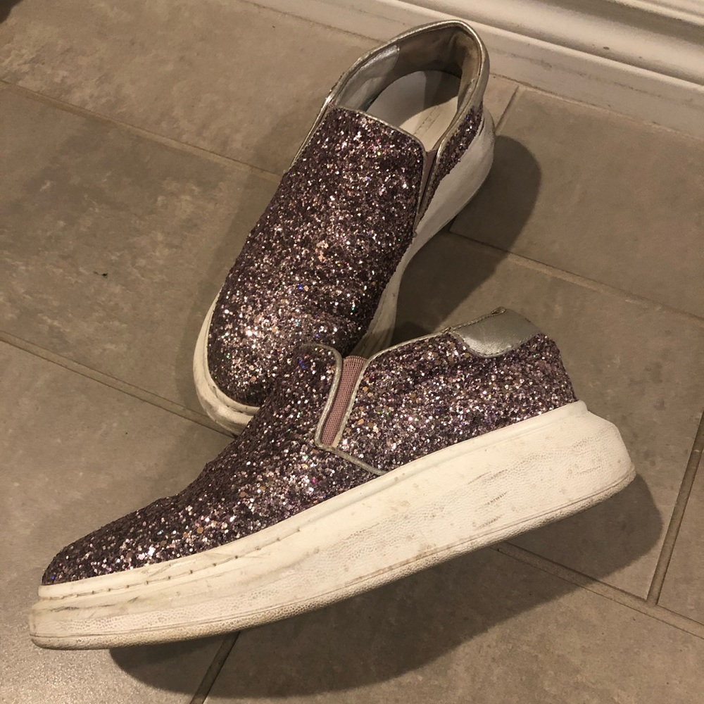 Alexander Mcqueen oversized sneaker glitter 37